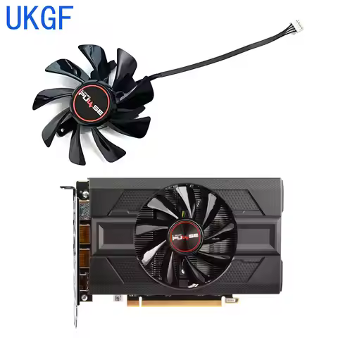 New 85MM 4PIN T129215SU DC 12V 0.5A RX5500 XT GPU Fan for Sapphire Radeon Pulse Rx5500xt SF 8GB Grap
