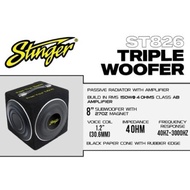 🇲🇾 Stinger 3-Way Power Subwoofer Box Built In Amplifier Power Amp With Free Wiring Kit RCA