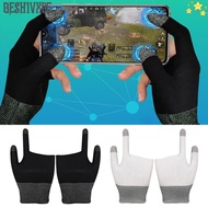 GESH1VX65 Gaming Gloves Sensitive Touch Screen Gaming Finger Thumb Sleeve Finger Sleeves Sweat Proof