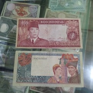 uang kuno 100 soekarno 1960 asli
