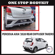 PERODUA AXIA '2020 REAR DIFFUSER TAKERO