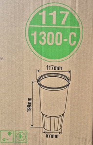 Lốc 50 Ly Nhựa 2 Tầng 900ml 1000ml Kèm Nắp Ly Cà phê Trà sữa cà phê sữa gấu