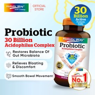 Holistic Way Probiotic Acidophilus Complex 30 Billion  - Vegetarian (30 Vegetarian Capsules)