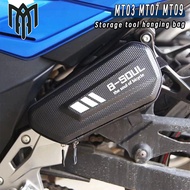 for Yamaha MT09, MT07, MT03, modified side bags, storage tool hanging bags, triangle bags, accessories