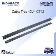 Indorack Accessories Cable Tray 42U Rack Server Cable Management CT42