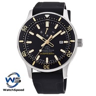 Orient Star RE-AU0303B Automatic Japan Movt Black Dial Rubber Divers 200M Men's Watch