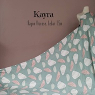 kain rayon viscose motif Kayra