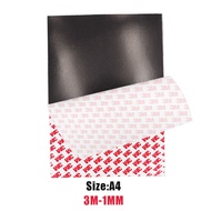 A4 Magnet Sheet Lembaran Double Tape Flexibel Cuttable Magnetic Strip Tebal 0.5mm 1mm