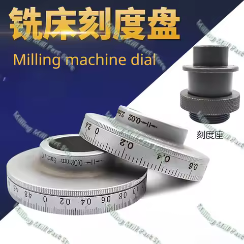 X/Y/Z Axis Scale Dial Ring Lock CNC Vertical Mill Nut D4 /C87 C6 + 87+ 88 D3 + 4 + 5 For Bridgeport 