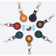 [Taiwan Ready Stock] Air tag Genuine Leather Protective Case apple apple GPS Locator Air tag Protect