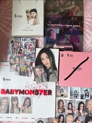 Blackpink Babymonster yuqi aespa專輯小卡