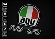 สติ๊กเกอร์ Sticker หมวกกันน็อค AGV 057