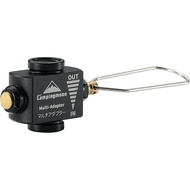 CAMPINGMOON Fuel Canister Refill Adapter for Isobutane Gas EN417 Lindal Valve Canister Black BKZ15