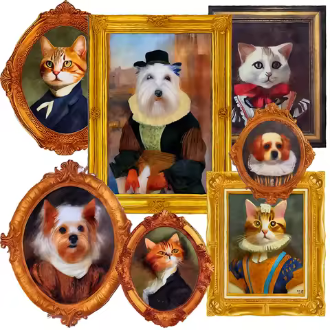 JAIIMAN 90piecesLarge Size Vintage Crazy Animal DIY Self-adhesive Decorative Stickers,Scrapbooking S