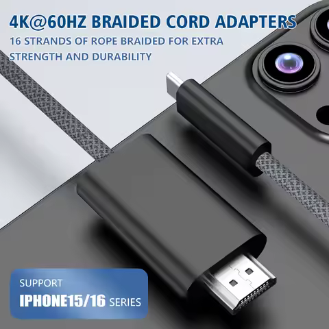 5.9FT USB-C to HDMI Cable 4K@60Hz Type C to HDMI Cold Adapter HDTV for PC MacBook Pro HUAWEI iphone 