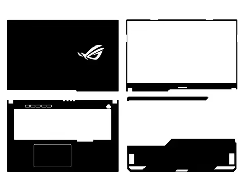 Pre-cut Skin Sticker Cover Film For ASUS ROG Strix G17 G713 G713Q G733 G733Q G733Z G733P G15 G513 G5