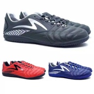 Specs Azteca IN Futsal Shoes - (Navy, Red, Grey)