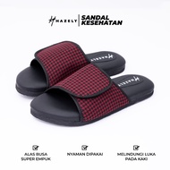 Willow Series maroon Diabetic Sandals, Super Soft and Comfortable Women's and Men's Health Sandals O