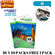 Cuyi Rc Satin Photo Paper 260gsm  4r  Size Resin Coated 20 Sheets Pack /  No Back Print Photo Paper