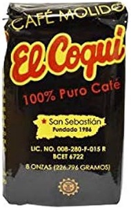 Puerto Rican Coffee -8 Ounce Bag El Coqui Puro Cafe