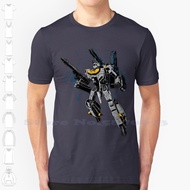 Men Tshirts Macross Black White Tshirt For Macross Macross Vf 1 Valkyrie 80S Hikaru Ichijoe Japan Ma