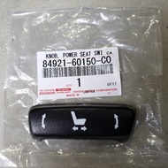 TOYOTA HARRIER ZSU60 FRONT SEAT POWER SEAT SWITCH KNOB RIGHT SIDE 84921-60150-C0