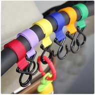Export Stroller Multi-Purpose Stroller Hook Armrest Hook Luggage Velcro Hook 18 Colors