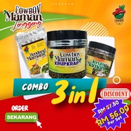 RENDANG MAMAN COMBO 3 IN 1 - Rendang Maman / KRUP KRAP Maman / Jeruk Maman - CowboyMaman