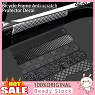 [SALI] 1 Set Bike Chain Sticker Waterproof Scratch Proof Faux Leather Bicycle Frame Anti-scratch Protector Decal for E-bike