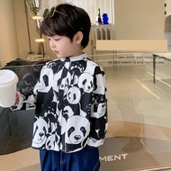 KEMEJA CK275 Boy Panda Shirt | Boys Panda Shirt | Children's clothes
