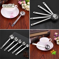 MERLYMALL Coffee Scoop Blending Mixing Spoon Stainless Steel Tablespoon