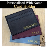 SG Personalised CardHolder Name Card Pouch Personalised Gift Customised Xmas Gift Christmas Gift Teacher’sDay Gift