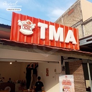 Embossed Letters 3D COSTUME Using LED/No LED