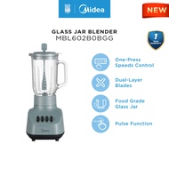 Midea MBL602B0BGG 1.0L Glass Jar Blender (600W) *Without Grinder*