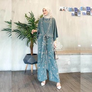 One Set Konoha/setelan terbaru/pakaian wanita/ setelan rayon premium/baju kekinian