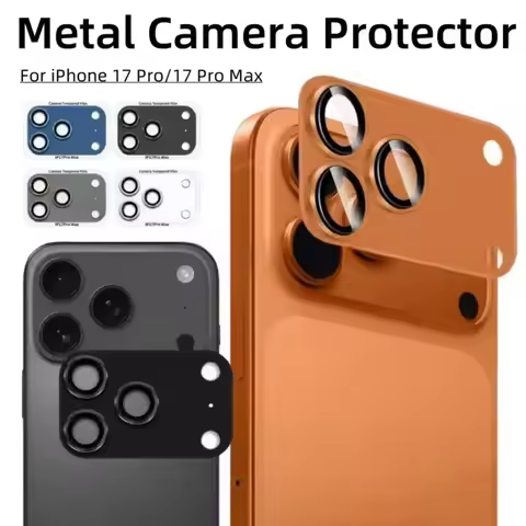Metal Glass Camera Lens Protector for iPhone 17 Pro iPhone 17 Air Full Protective Lens Cover Accesso