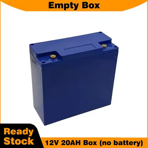 12V 20AH battery box empty for 18650 21700 32650 pack with M5 brass poles DIY emtpy case repair repl