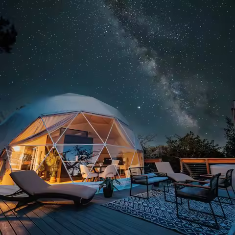 Premium Geodesic Dome Tent for Eco Resort Farm Stay Outdoor Accommodation Glamping Business Investme