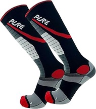 Pure Athlete Lifting Socks- Weightlifting Shin Guards, Deadlift Protector Compression Sock for Cross