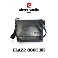 Pierre cardin (ปีแอร์การ์แดง) กระเป๋าสะพายข้างหนังแท้ กระเป๋าหนังสะพายข้าง กระเป๋าเอกสาร มีช่องใส่ของเยอะ รุ่น ELA22-88BC  พร้อมส่ง