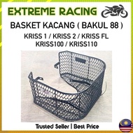 ( Kacang 88 ) Front Basket + Bracket Kriss1 Kriss2 Kriss100 Kriss110 Kriss 1 2 100 110 FL Bakul Raga