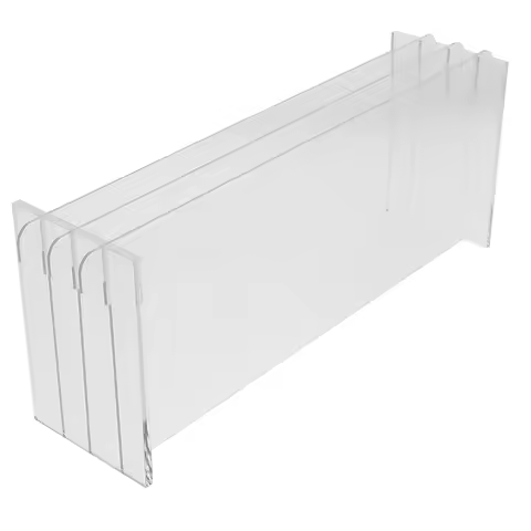 1 set Multi Use Adjustable Acrylic Divider Plate Rectangle Silicone Soap Mold Inner Part Handmade So