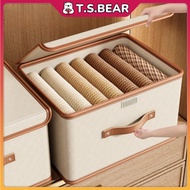 Organizer Box With Lid Foldable Storage Box Closet Wardrobe Kotak Besar Large Capacity Box Blanket H