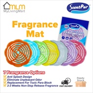 ScentPur Fragrance Mat Urinal Screen Freshening Pad For Washroom Pad Pewangi Tandas Bilik Air Kereta