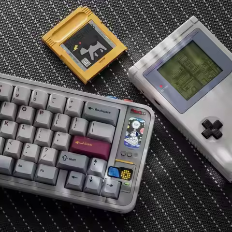 QK65 MK3 Mechanical Keyboard Kit Wireless Tri-mode Gasket HotSwap Custom Retro 65% Aluminum Office G