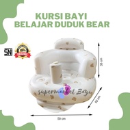 Inflatable Bear Learning to Sit Sofa Size 56cm x 51cm x 39cm Baby Learning to Sit Sofa/ Inflatable B