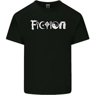 Vint Fiction Funny Atheist Atheism Irreligious Mens Cotton T-Shirt Tee Top