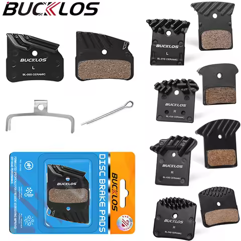 BUCKLOS Ceramic Bicycle Brake Pad Bike Hydraulic Brakes Pads Road MTB Bike Brakes Pads for Shimano L