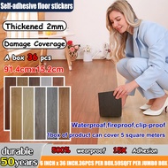 [2025 New Upgrade] HA Wood Vinyl Flooring Waterproof Self-adhesive 36pcs/53.8 sqft Floor Stickers Ho