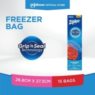 Ziploc Food Storage Freezer Gallon Bags (15's)